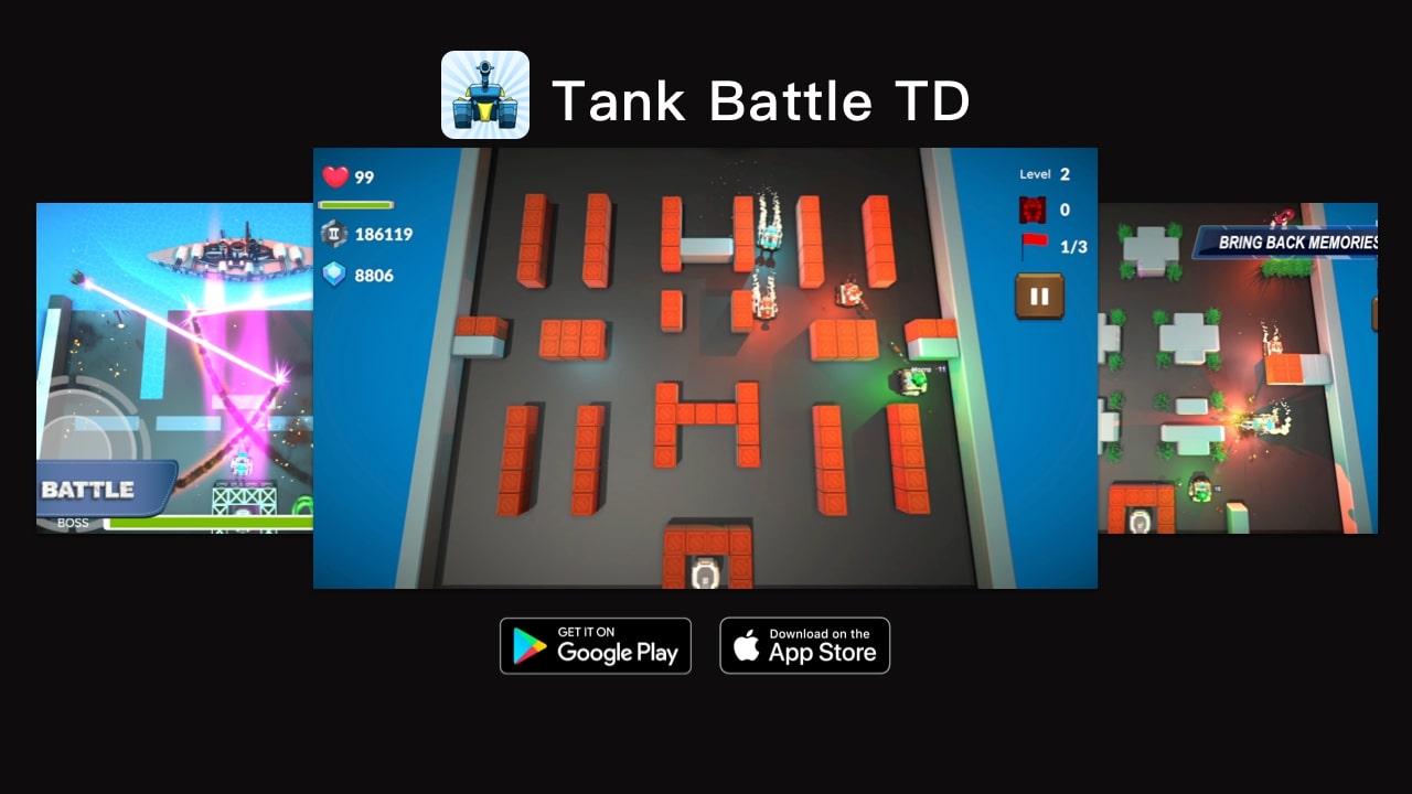 Tank Battle TD key art